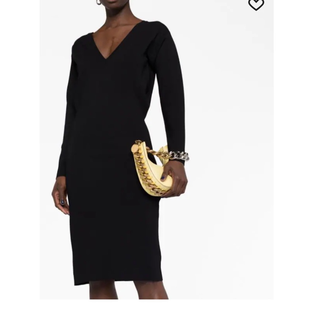 NWT Stella McCartney V-neck knitted midi dress (mid sleeves)